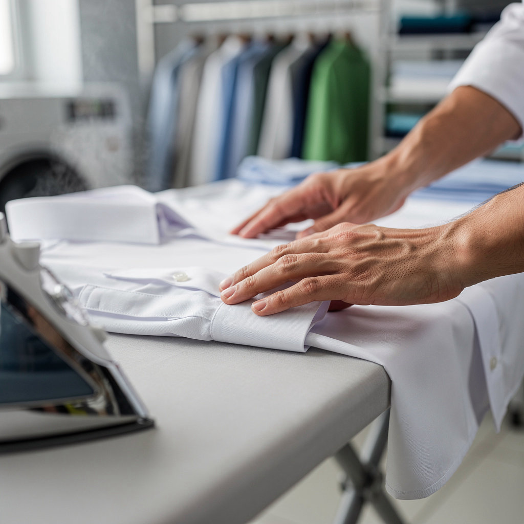 Mission Cleaners professional garment care and dry cleaning process in San Diego